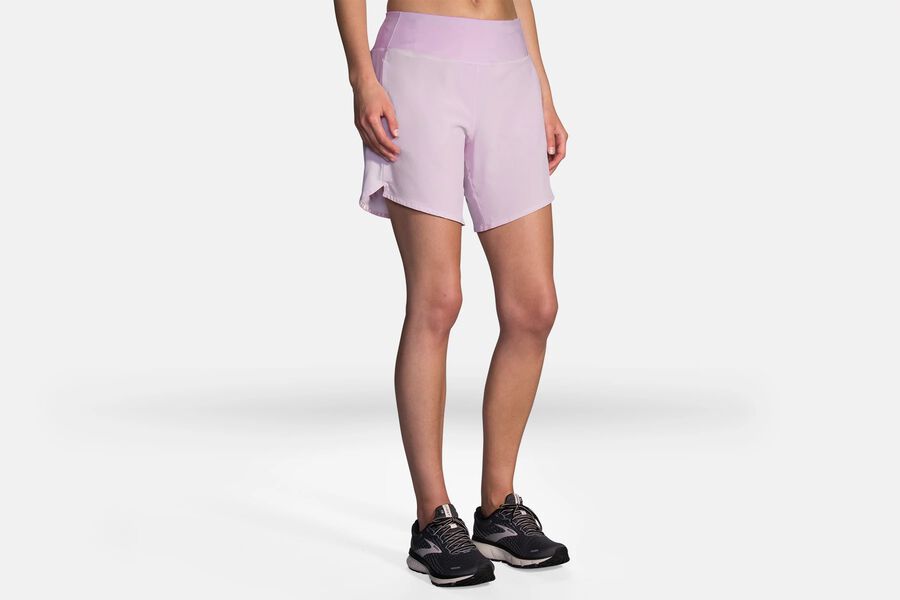 Womens Brooks Chaser 7" Bottoms Orchid Haze | 803615-NID